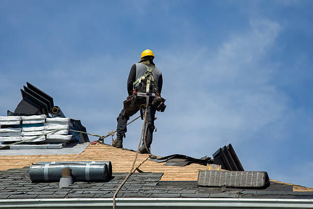 Professional Storm Damage Roof Repair technician working in Live Oak, TX